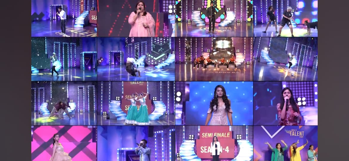India's Talent Fight Production Live Stage Montage