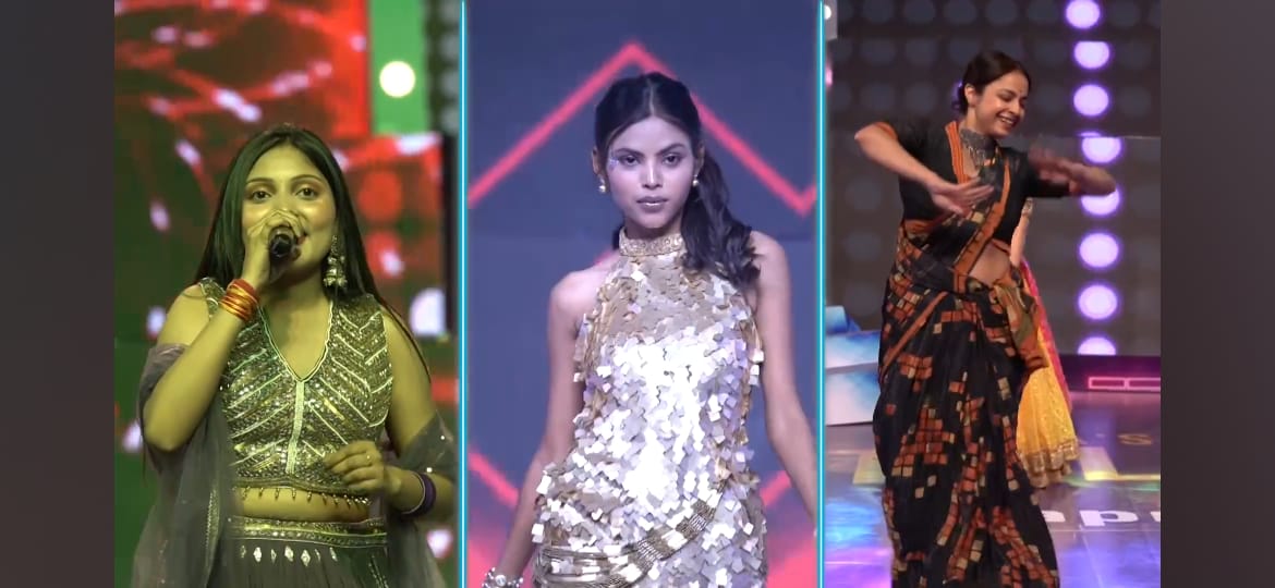 Singing, Modeling and Classical Dance Trio