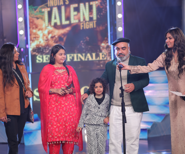 India's Talent Fight multi-camera production studio lighting grid and acoustic grand stage arena
