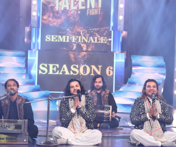 India's Talent Fight high-definition LED backdrop screen displaying synchronized stage visual effects