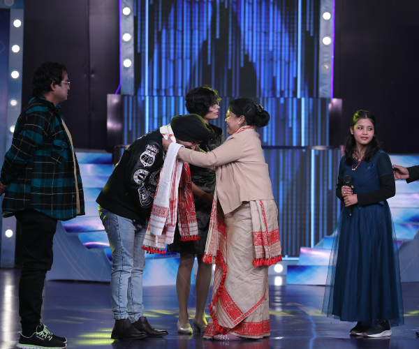 Performers sharing stage harmony on India's Talent Fight TV Reality Show